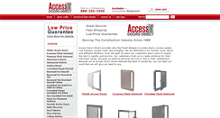 Desktop Screenshot of accessdoorsdirect.com